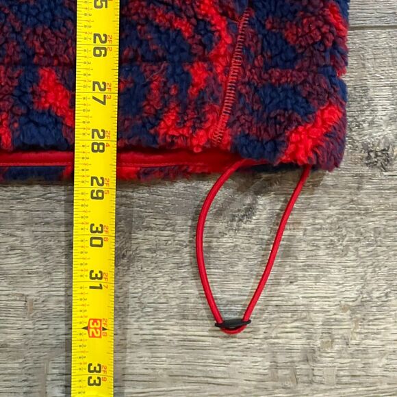 NWT! Burberry Abstract Rose Fleece Hoodie Blue Red Heavy Duty Medium MSRP $1350! - Picture 11 of 11